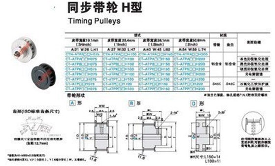 同步带轮直径怎么计算